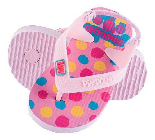Chinelo Pimpolho Infantil Sandália Rosa Bolinhas Bebê Menina - anjo da  mamãe - Chinelo Infantil - Magazine Luiza