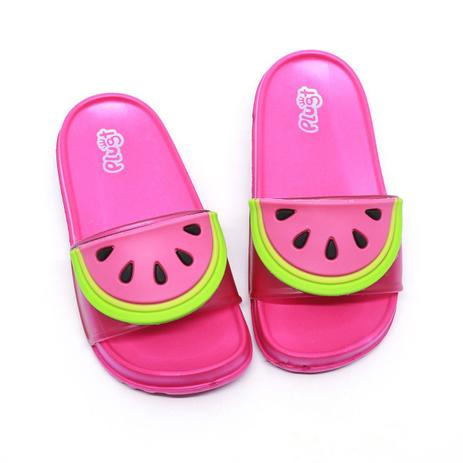 Chinelo Plugt Slide Melancia Pink 210.030 - Chinelo Infantil - Magazine  Luiza