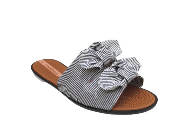 Chinelo Rasteira Feminina Slide Laço Moleca 5297424 - Rasteirinha Feminina  - Magazine Luiza