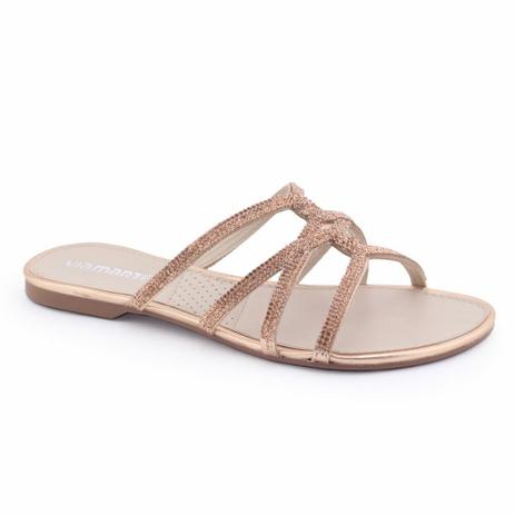 Chinelo Rasteira Via Marte Feminino 20-20702 Com Strass - Rasteirinha  Feminina - Magazine Luiza