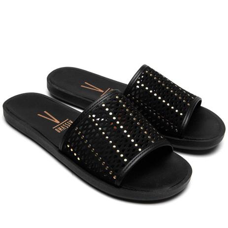 chinelo slide vizzano preto
