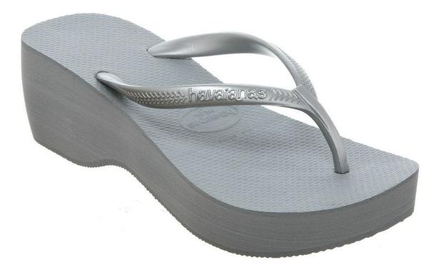 Chinelos Havaianas High light, fashion, Met anabela - Salto Alto, Médio,  Baixo Original Conforto - Chinelo Feminino - Magazine Luiza