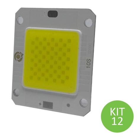 Chip led 50w para reposição de refletor branco frio Kit 12 - Power xl é boa?