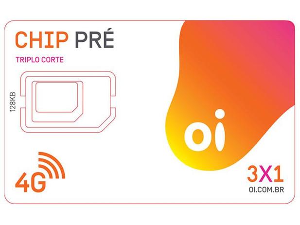 Chip Oi 3 em 1 Pré - DDD 83 PB Tecnologia 4G