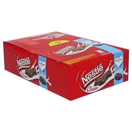 Chocolate Ao Leite Classic C/18un 25gr - Nestlé Menor preço em Chocolate Ao Leite Classic C/18un 25gr - Nestlé