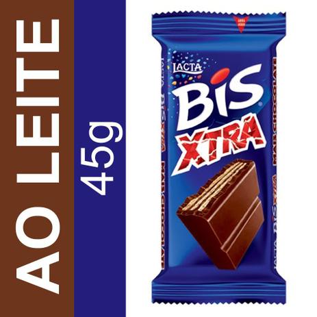 Chocolate Bis Xtra Ao Leite 45g c/15 - Lacta Menor preço em Chocolate Bis Xtra Ao Leite 45g c/15 - Lacta