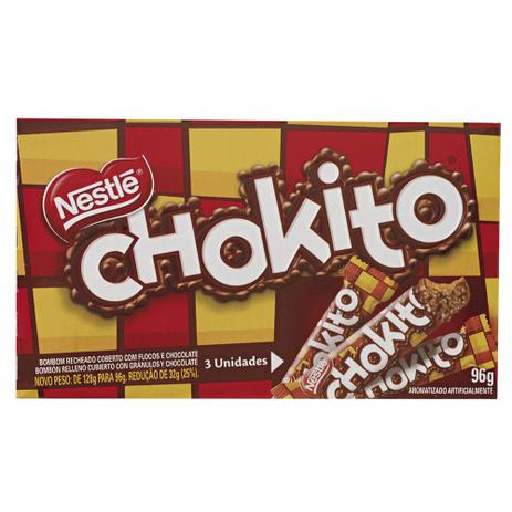 Chocolate Chokito 32g c/3 - Nestlé Menor preço em Chocolate Chokito 32g c/3 - Nestlé