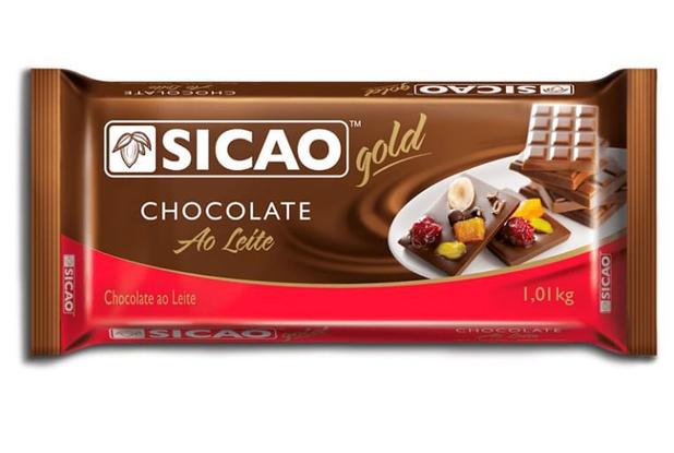 Chocolate Em Barra Gold Ao Leite Sicao 1|010kg -