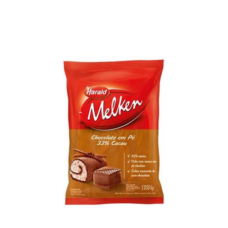 Chocolate em Pó 33 Cacau 1kg Melken Harald - Festabox é boa?