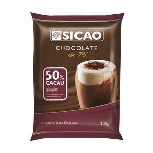 Chocolate em pó 50% 300g sicao -