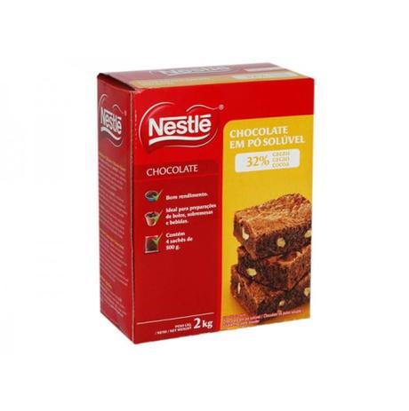 Chocolate em Pó Solúvel 32 Cacau 2kg - Nestlé Menor preço em Chocolate em Pó Solúvel 32 Cacau 2kg - Nestlé