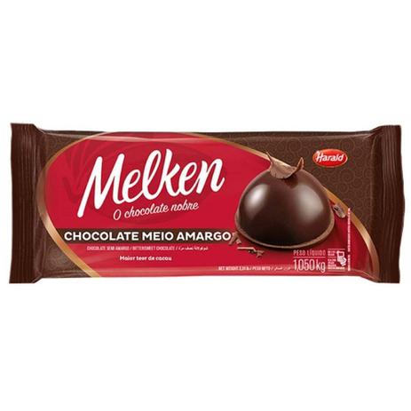 Chocolate Harald Melken Barra 1,05Kg Meio Amargo Menor preço em Chocolate Harald Melken Barra 1,05Kg Meio Amargo