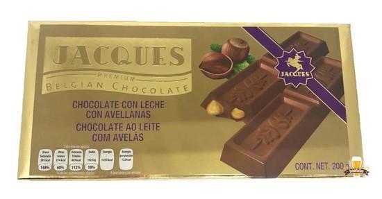 Chocolate jacques ao leite com avelãs 200g Menor preço em Chocolate jacques ao leite com avelãs 200g