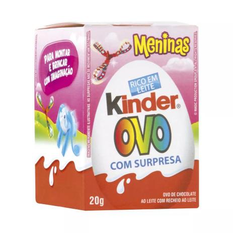 Chocolate Kinder Ovo Meninas 20Gr - Ferrero Menor preço em Chocolate Kinder Ovo Meninas 20Gr - Ferrero