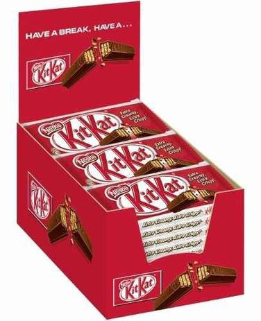 Chocolate Kit Kat Ao Leite 41,5gr C/24un - Nestlé Menor preço em Chocolate Kit Kat Ao Leite 41,5gr C/24un - Nestlé