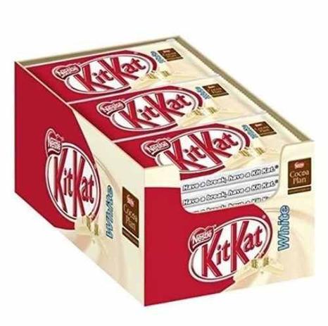 Chocolate Kit Kat Branco 41,5gr C/24un - Nestlé Menor preço em Chocolate Kit Kat Branco 41,5gr C/24un - Nestlé
