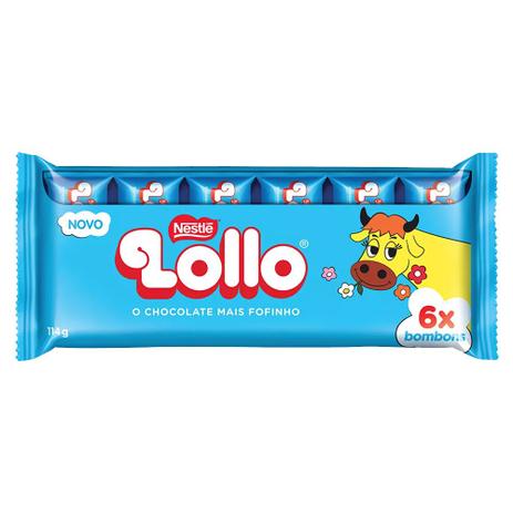 Chocolate Lollo c/6 - Nestlé Menor preço em Chocolate Lollo c/6 - Nestlé