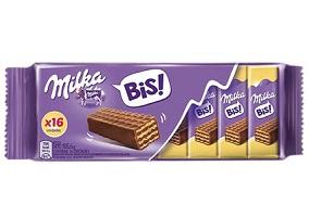 Chocolate milka wafer bis - 105,6g Menor preço em Chocolate milka wafer bis - 105,6g