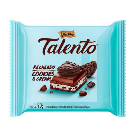 Chocolate Talento Recheado Cookies Cream 90g - Garoto é boa?