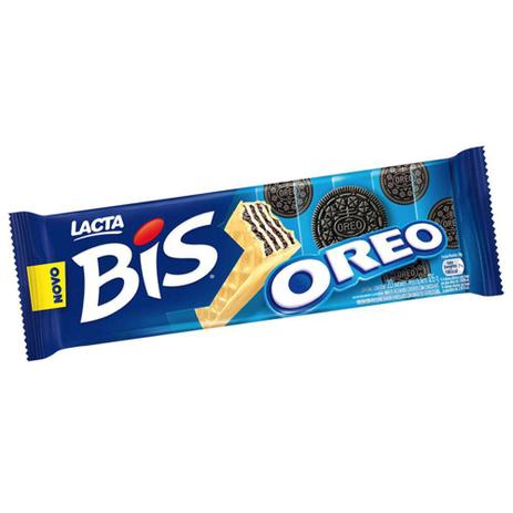 Chocolate Wafer Bis Oreo C/16 - Lacta Menor preço em Chocolate Wafer Bis Oreo C/16 - Lacta