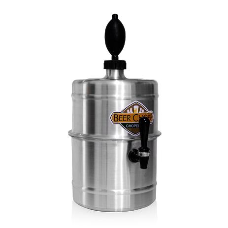 Chopeira Portátil a Gelo 5,1 Litros Beer Chopp Original Inox Menor preço em Chopeira Portátil a Gelo 5,1 Litros Beer Chopp Original Inox