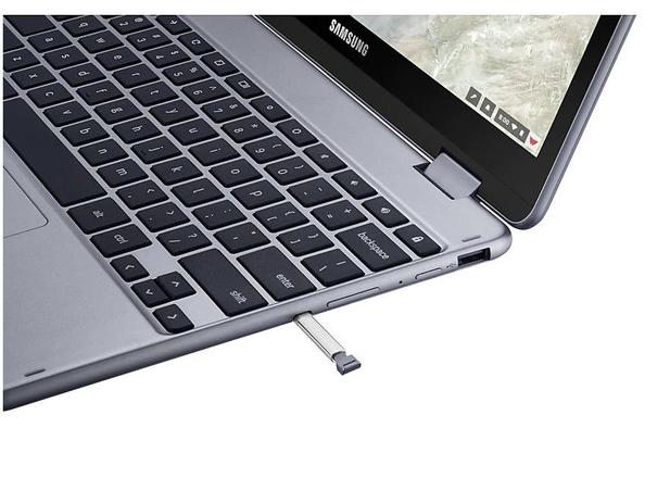 Chromebook Plus 2 em 1 Samsung XE521QAB-AD1BR - Intel Celeron 4GB 32GB Touch Screen 12,2” Full HD