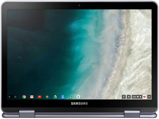 Chromebook Plus 2 em 1 Samsung XE521QAB-AD1BR - Intel Celeron 4GB 32GB Touch Screen 12,2” Full HD