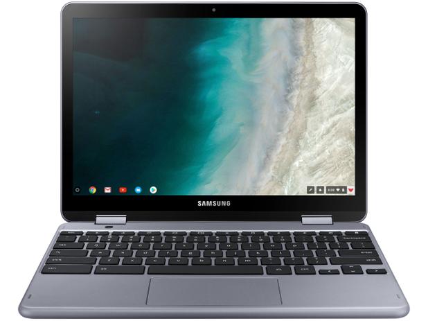 Chromebook Plus 2 em 1 Samsung XE521QAB-AD1BR - Intel Celeron 4GB 32GB Touch Screen 12,2” Full HD