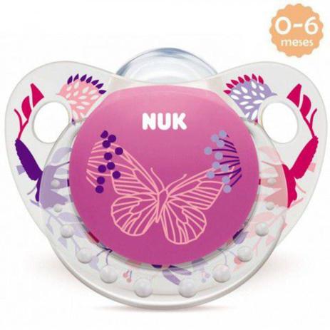 Chupeta Adore Trend (0-6m) Fase 1 Girl - NUK Menor preço em Chupeta Adore Trend (0-6m) Fase 1 Girl - NUK