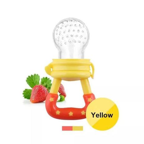Chupeta Alimentadora com Bico de Silicone Babypop BTJP8035 Amarelo Menor preço em Chupeta Alimentadora com Bico de Silicone Babypop BTJP8035 Amarelo