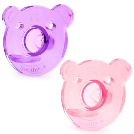 Chupeta Avent Soothie Calmante Rosa e Lilás Menor preço em Chupeta Avent Soothie Calmante Rosa e Lilás