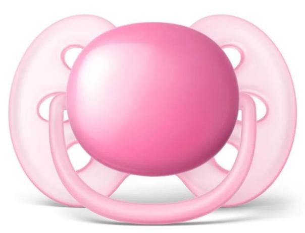Chupeta Avent Ultra Soft Lisa 0-6m Rosa - Philips avent Menor preço em Chupeta Avent Ultra Soft Lisa 0-6m Rosa - Philips avent