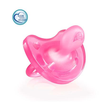 Chupeta Chicco Physio Soft Rosa Silicone Tamanho 2 6 a 12 Meses Menor preço em Chupeta Chicco Physio Soft Rosa Silicone Tamanho 2 6 a 12 Meses