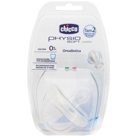 Chupeta chicco physio soft transparente sil tam. 2 (12m+) Menor preço em Chupeta chicco physio soft transparente sil tam. 2 (12m+)