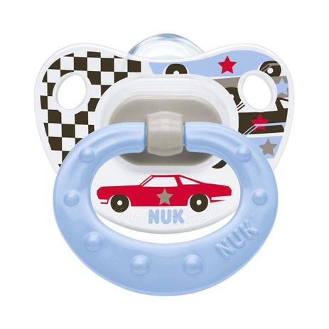 Chupeta Classic Decorada (0-6 M) Fase 1 Boy - NUK Menor preço em Chupeta Classic Decorada (0-6 M) Fase 1 Boy - NUK