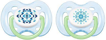 Chupeta Contemporânea FreeFlow 0-6 Meses 2 Unidades Azul - Philips avent Menor preço em Chupeta Contemporânea FreeFlow 0-6 Meses 2 Unidades Azul - Philips avent