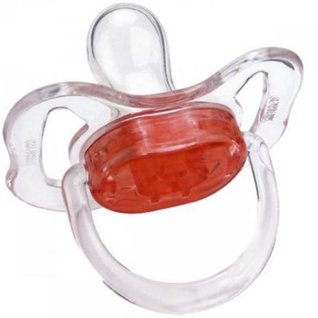 Chupeta Cristal Color Ortodôntica Vermelha nº1 - Kuka Menor preço em Chupeta Cristal Color Ortodôntica Vermelha nº1 - Kuka