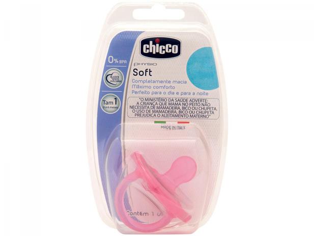 Chupeta de Silicone Bico Ortodôntico Chicco - Soft Menor preço em Chupeta de Silicone Bico Ortodôntico Chicco - Soft