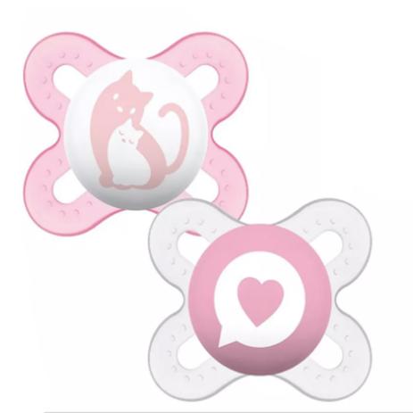 Chupeta Dupla Girls Start N1 (0 a 2m) 2204- MAM Menor preço em Chupeta Dupla Girls Start N1 (0 a 2m) 2204- MAM