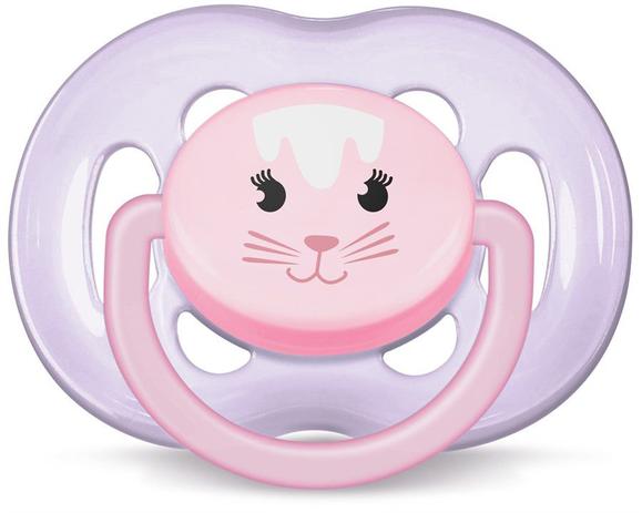 Chupeta Freeflow Animal 6-18 Meses 1 Unidade Gato - Avent Menor preço em Chupeta Freeflow Animal 6-18 Meses 1 Unidade Gato - Avent