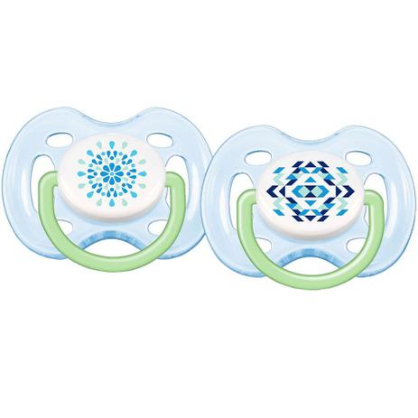 Chupeta FreeFlow Contemporânea Azul 2 Peças - BPA Free - 0 a 6 Meses - Philips Avent Menor preço em Chupeta FreeFlow Contemporânea Azul 2 Peças - BPA Free - 0 a 6 Meses - Philips Avent