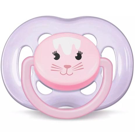 Chupeta Freeflow Gatinho Unitária Rosa - Philips Avent Menor preço em Chupeta Freeflow Gatinho Unitária Rosa - Philips Avent