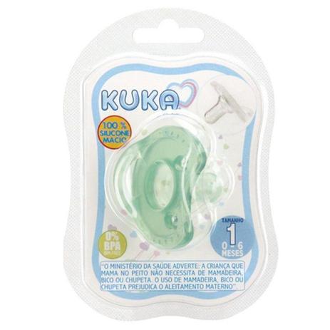 Chupeta Kuka Soft Comfort Ortodontica Verde Tam.1Cod.2904 Menor preço em Chupeta Kuka Soft Comfort Ortodontica Verde Tam.1Cod.2904