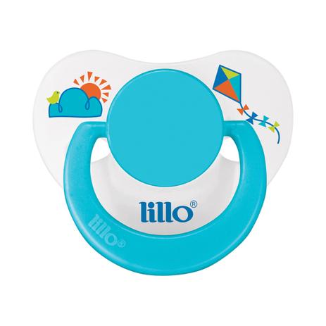 Chupeta lillo divertida bico redondo silicone - tam2 azul Menor preço em Chupeta lillo divertida bico redondo silicone - tam2 azul