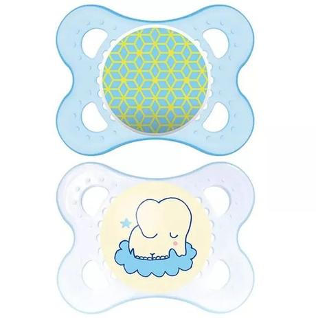 Chupeta Mam Night Day 0-6m Silk Touck Boys 2un 2911 Menor preço em Chupeta Mam Night Day 0-6m Silk Touck Boys 2un 2911
