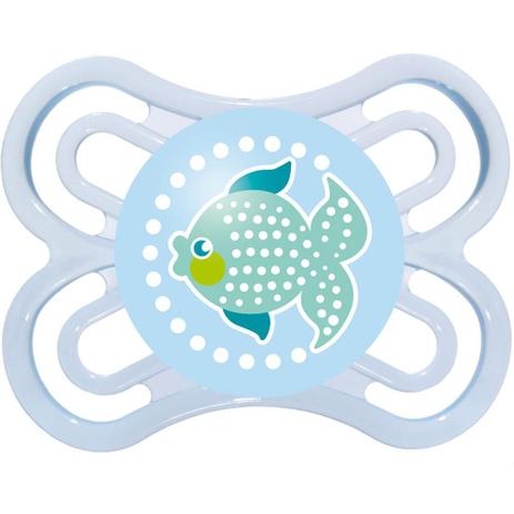 Chupeta Mam Perfect Peixinho Azul Tam. 1 0 a 6 meses - Kiddo Menor preço em Chupeta Mam Perfect Peixinho Azul Tam. 1 0 a 6 meses - Kiddo