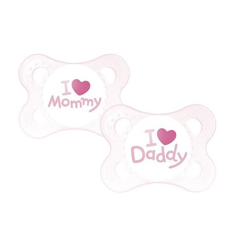 Chupeta Mom E Dad Girl Embalagem Dupla - Tamanho 1 - MAM Menor preço em Chupeta Mom E Dad Girl Embalagem Dupla - Tamanho 1 - MAM