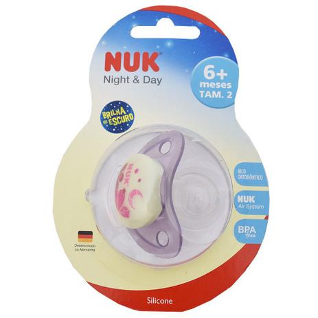 Chupeta Night Day Lua - Fase 2 - NUK Menor preço em Chupeta Night Day Lua - Fase 2 - NUK