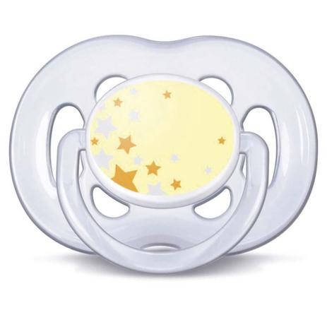 Chupeta nº1 Freeflow Avent Noturna SCF181/13 Amarela Menor preço em Chupeta nº1 Freeflow Avent Noturna SCF181/13 Amarela