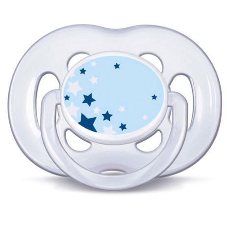 Chupeta Noturna Freeflow Unitária - Meninos - Philips Avent Menor preço em Chupeta Noturna Freeflow Unitária - Meninos - Philips Avent